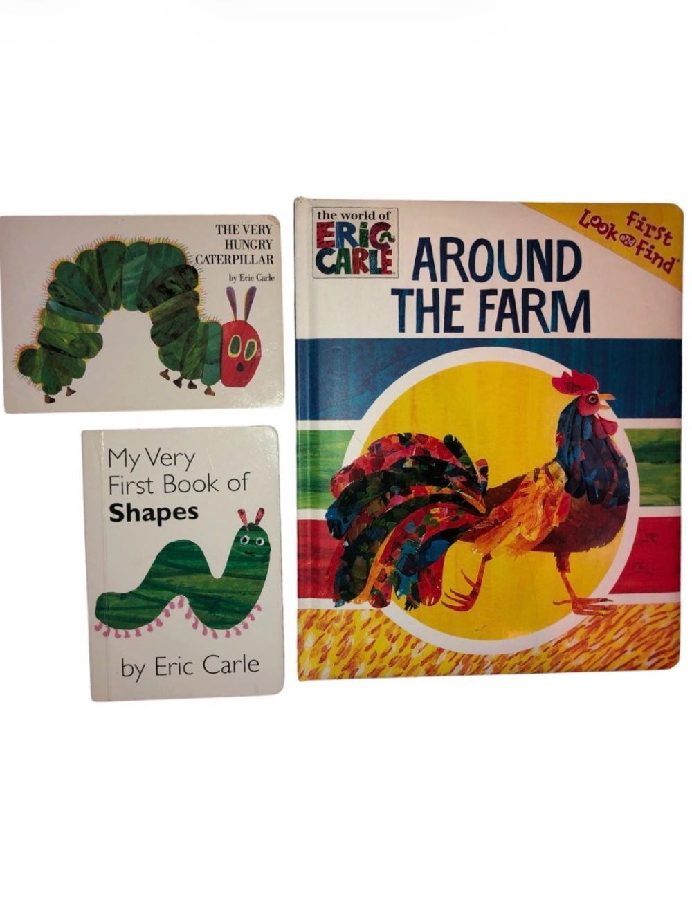 Eric Carle Board Book Bundle incl. Around the Farm Board Book